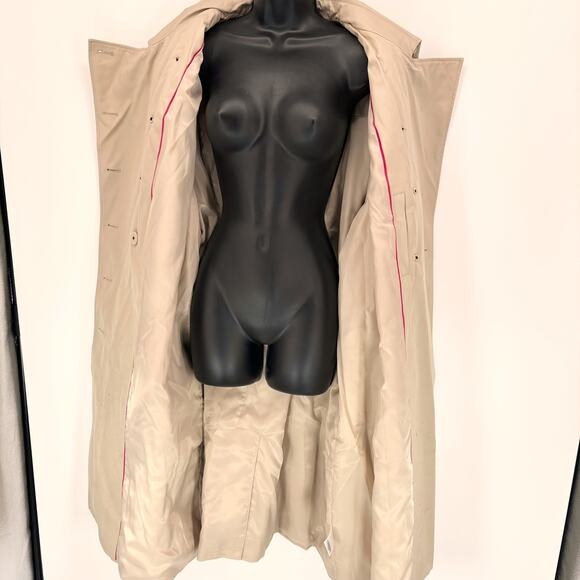 NWOT Lands' End Trench Coat Womens Plus Size 26W Lined Classic Old Money Preppy - Picture 5 of 12